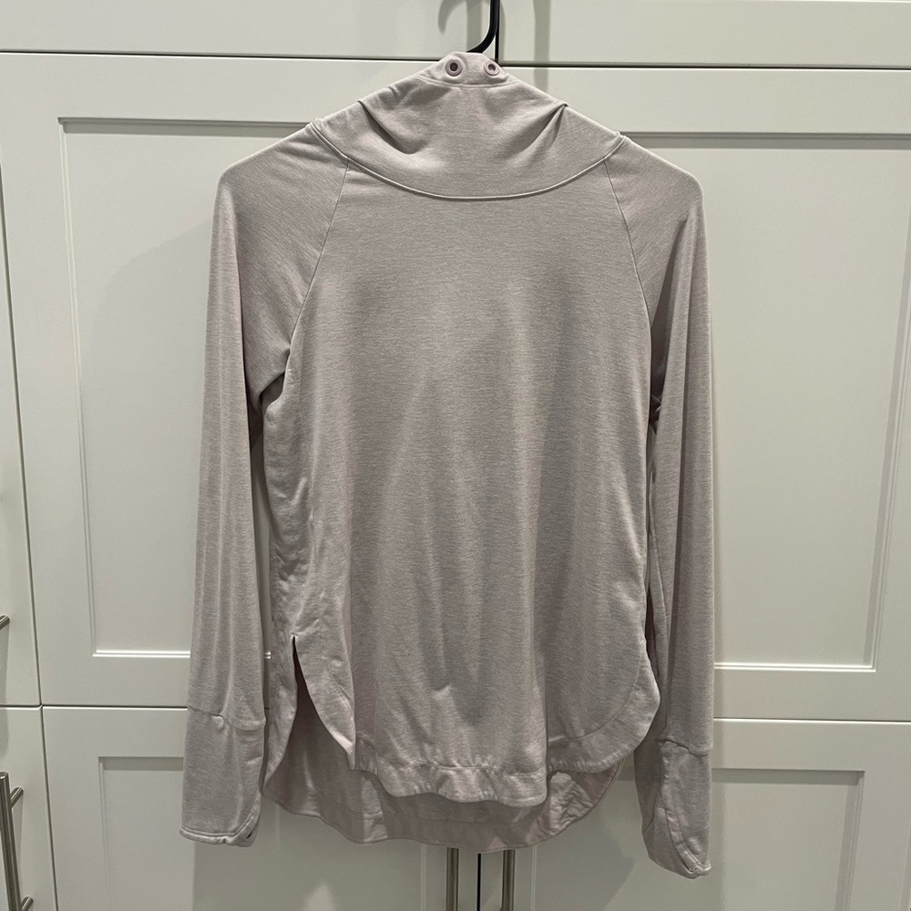 Athleta Pink Workout Top w/ Hoodie
